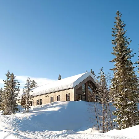 度假居 Th2027- Spacious Mountain Cabin In Trysilfjell With Sauna 特吕西尔